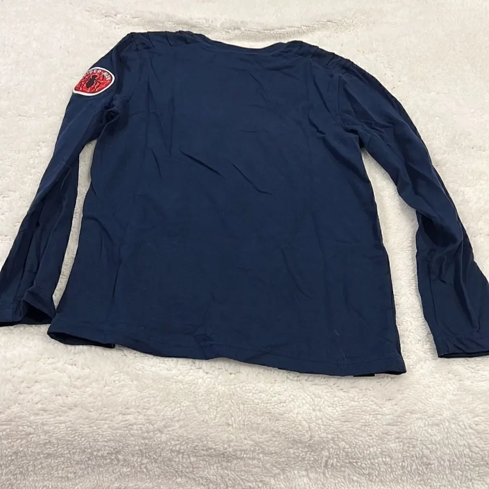 Spider-Man blue shirt, size 10–12